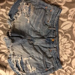 American eagle jean shorts